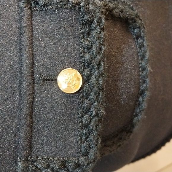 NWT XL BAGATELLE Chic Navy Women's Blazer with Gold Accents - Picture 10 of 17